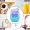 Wine Tumbler With Sayings Premium Stainless Steel Funny Wine Cup Glass for Men Women Sister Mom Friend Tiffany Purple